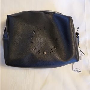 BCBGeneration Black Vinyl  Zoey Pouch